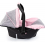 Doll Car Capsule - Light Grey & Pink with Butterfly