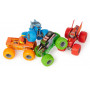 Monster Jam 1:64 4 Pack Tough Treads