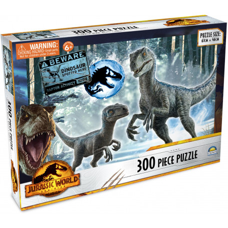 Jurassic World: Dominion 300pce Crown Puzzle   Asst