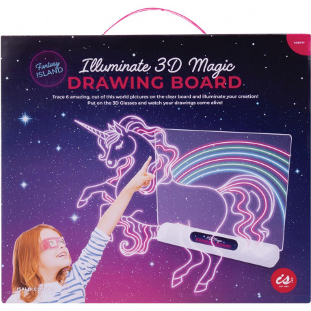 Illuminate 3D Magic Drawing Board - Fantasy Island
