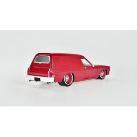 1:24 Slammed Wine Berry 1975 HJ Holden Panelvan Fully Detailed - Opening Doors, Bonnet and Tailgate Top