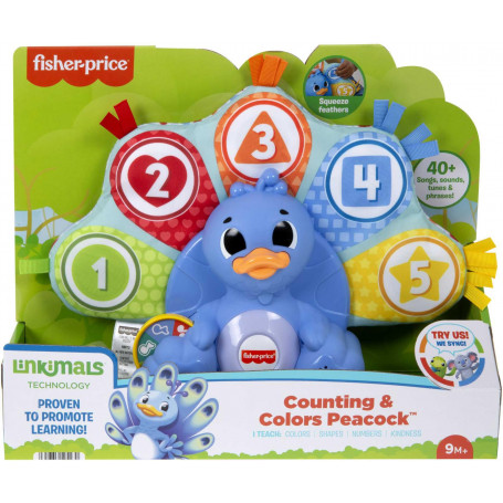 Fisher-Price  Linkimals Counting & Colors Peacock