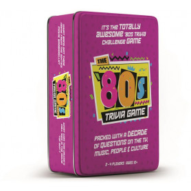 The 80’s Trivia Game Tin
