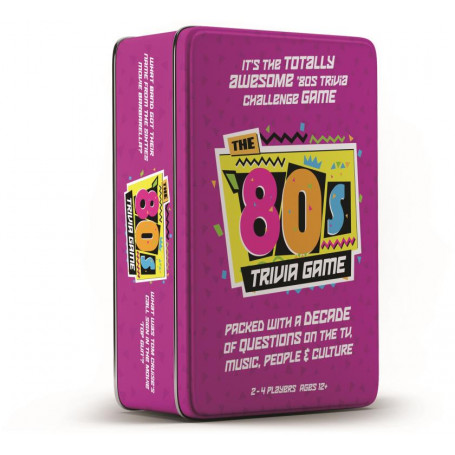 The 80’s Trivia Game Tin