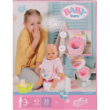 BABY born Bath Poo-Poo Toilet 43cm