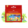 Faber-Castell Jumbo Wax Crayon Asstd (Cardboard Box 12)