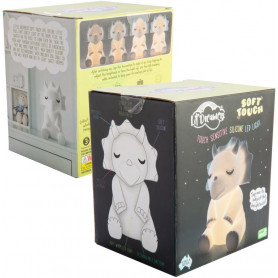 Silicone Touch Led Lamp Triceratops