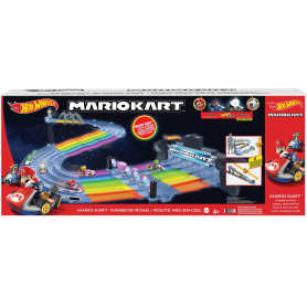 Hot Wheels Mario Kart Rainbow Road Raceway