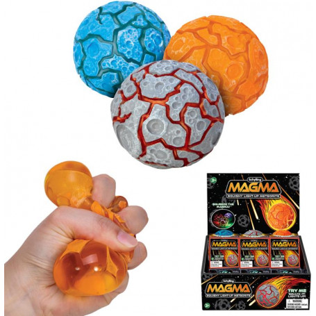 MAGMA BALL - LIGHT UP SQUISHY METEORITE