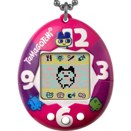 TAMAGOTCHI PURPLE - PINK CLOCK