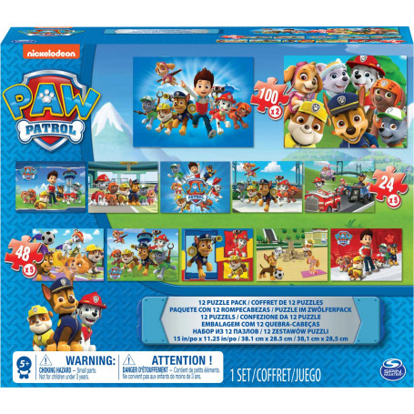 Paw Patrol 12 pk Puzzle