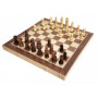 Wooden Chess set folding 15"