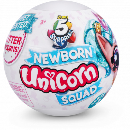 5 Surprise Unicorn Squad  - Glitter Newborn Unicorns