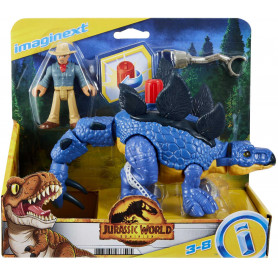 Imaginext  Jurassic World Stegosaurus & Dr. Grant
