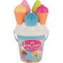 BEACH SET WITH ICE CREAM AND CUPCAKE