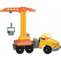 TRUCK WITH TALL CRANE