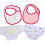 Dollsworld bibs & nappies (D48)