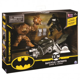 Batman Batcycle/ATV (Sep) with Two 4" Figures