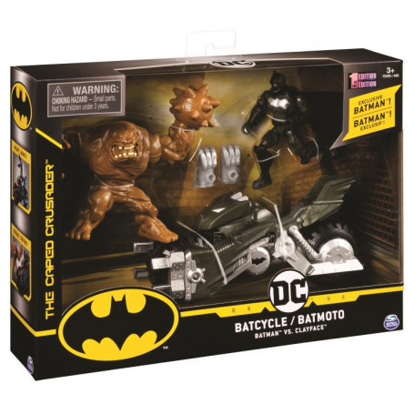 Batman Batcycle/ATV (Sep) with Two 4" Figures