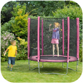Plum 4.5Ft Junior Trampoline Pink