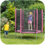 Plum 4.5Ft Junior Trampoline Pink