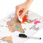 Scratch Map World Magnetic
