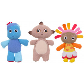 IN THE NIGHT GARDEN - CUDDLY COLLECTABLES SOFT TOYS 3 ASST