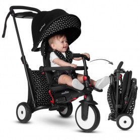 STR5 B&W Folding Stroller Certified Trike