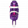 148 Adjustable Inline Skate PURPLE GLITTER  | SML j11-1
