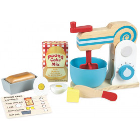 M&D - Wooden Make-A-Cake Mixer Set