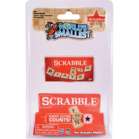 World's Smallest  Connect 4 & Scrabble Asst