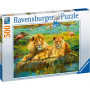 Rburg - Lions in the Savannah Puzzle 500pc