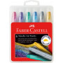 Faber-Castell Metallic Gel Pastel Asstd (Plastic Case 6)