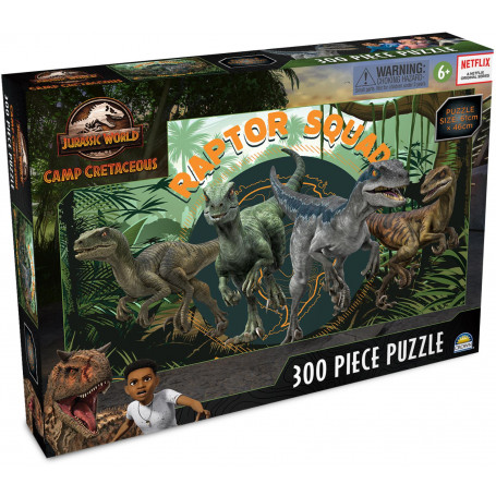 Jurassic World: Camp Cretaceous 300pce Puzzle Asst