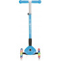 Globber PRIMO FOLDABLE LIGHTS SKY BLUE with Ano T-bar