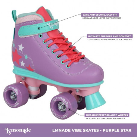 LMNADE Vibe Quad R.Skts - Stars (PUR) J13