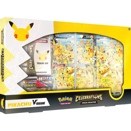 Pokemon TCG: Celebrations Special Collect- Pikachu V-Union
