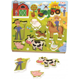 Blippi Wooden Farmyard Puzzle