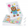 PLAYGO - PEG-A-MOSAIC - OVER 1000 PCS - A4 SIZE
