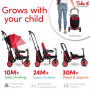 STR3 Plus Red Folding Stroller Certified Trike