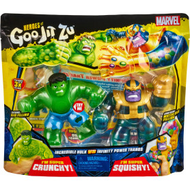 HEROES OF GOO JIT ZU  MARVEL S4 VERSUS HULK VS THANOS