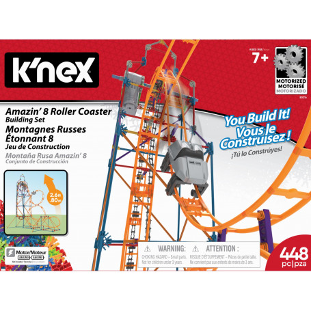 knex - Amazin' 8 Roller Coaster 448 pieces