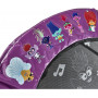 Plum 4.5ft Junior Trampoline Blue- TROLLS with Sound