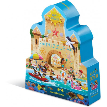 Day at the Museum Puzzle 48 pc- Beach - NEW!