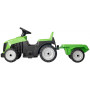 EVO Tractor & Trailer Green 6V
