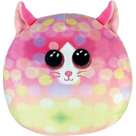 Squish A Boo 10" Sonny Cat Pink Pattern