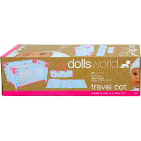 Dollsworld travel cot