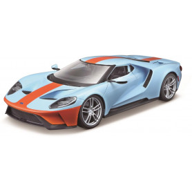 Maisto 1:18 2017 Ford GT - Sky Blue & Orange (Gulf Oil)