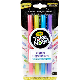 Crayola Take Note! 4ct Glitter
