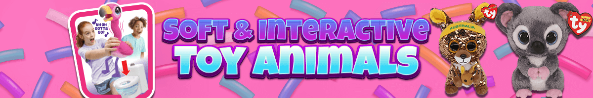 Soft and Interactive Toy Animals